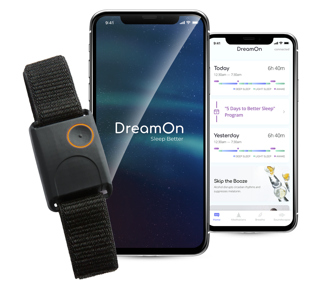 The Dreamon Wearable Sleep Aid